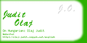 judit olaj business card